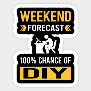 Weekend Forecast DIY Sticker